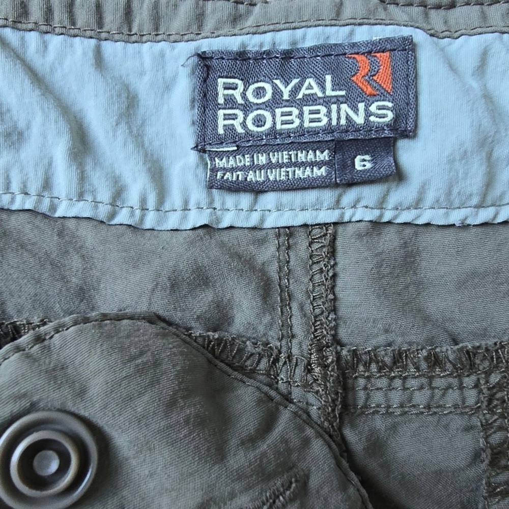 ROYAL ROBBINS women's nylon utility pants lightweight royet-s25 olive green 6 30 - Picture 5 of 9